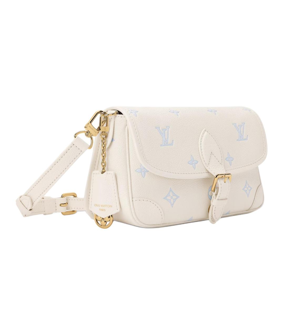 LOUIS VUITTON Белая сумка через плечо, фото 2