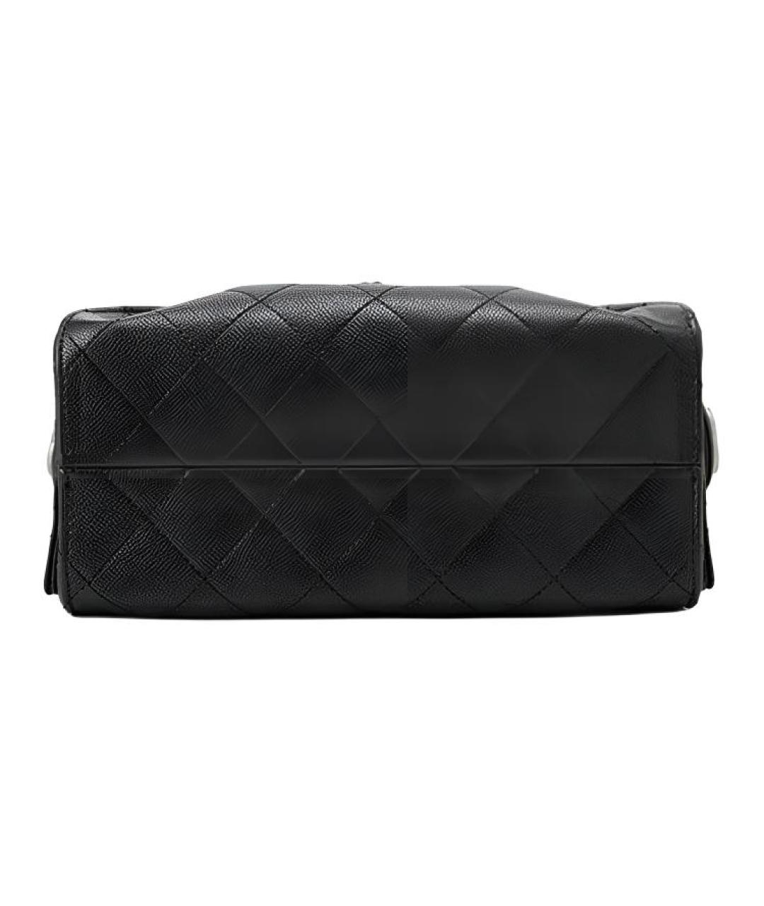 CHANEL Черная кожаная сумка через плечо, фото 4
