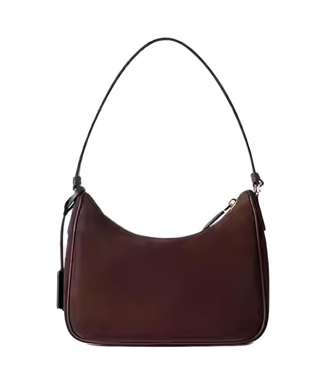 PRADA Коричневая кожаная сумка через плечо, фото 3