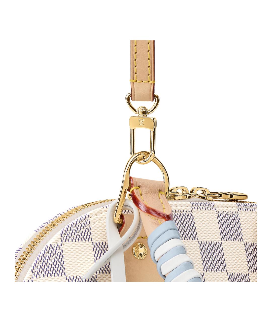 LOUIS VUITTON Бежевая сумка с короткими ручками, фото 4