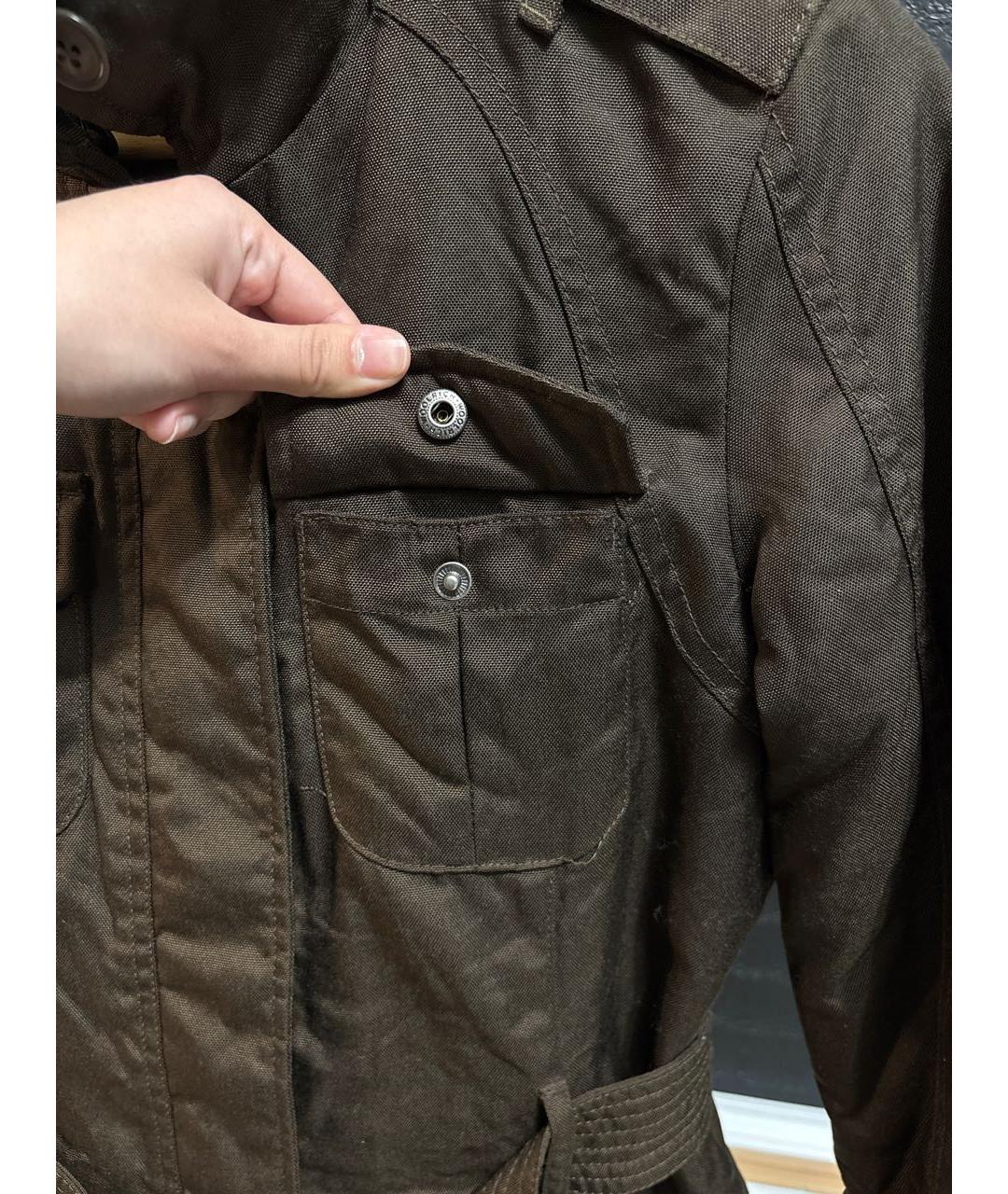 WOOLRICH Коричневая полиамидовая куртка, фото 6