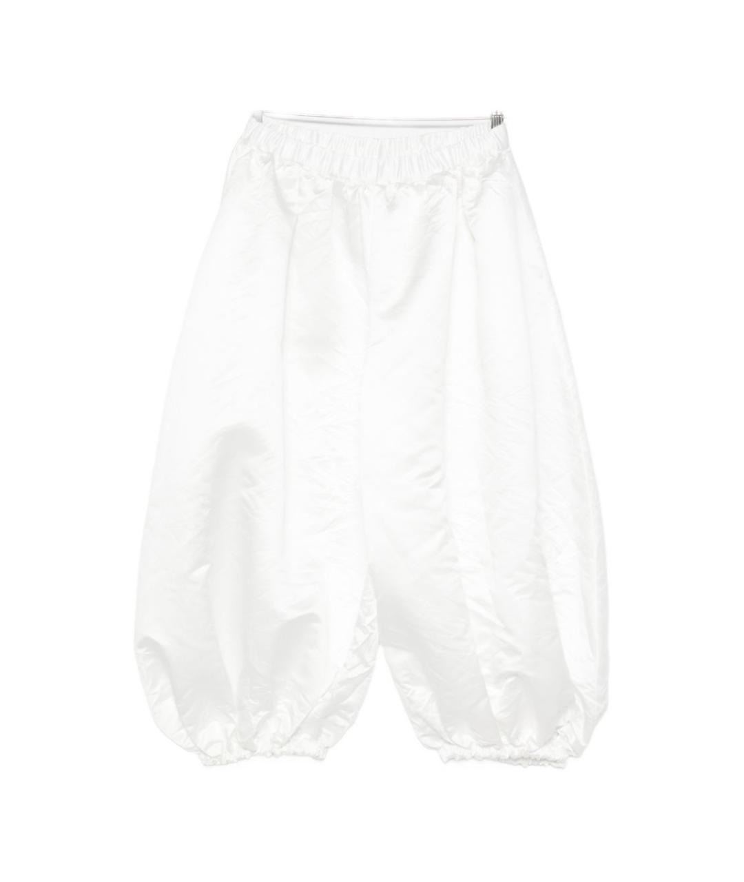 COMME DES GARÇONS Белые хлопковые брюки широкие, фото 1