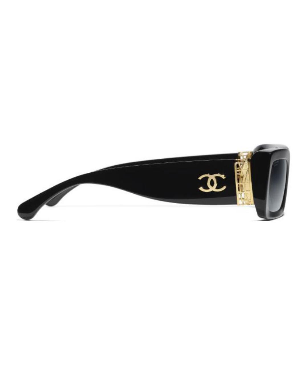 CHANEL Черные солнцезащитные очки, фото 3