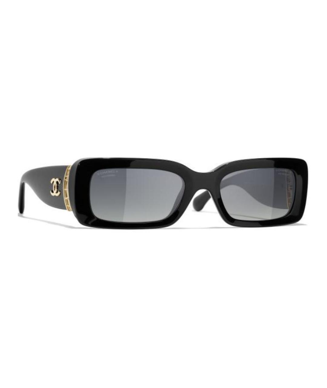 CHANEL Черные солнцезащитные очки, фото 2