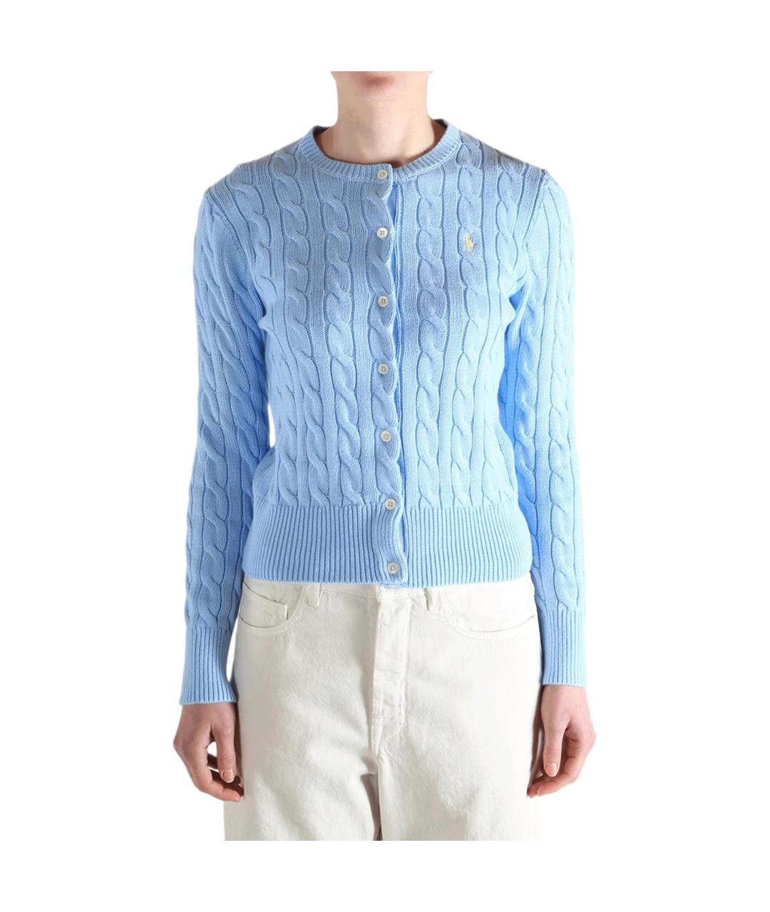 POLO RALPH LAUREN Голубой кардиган, фото 6