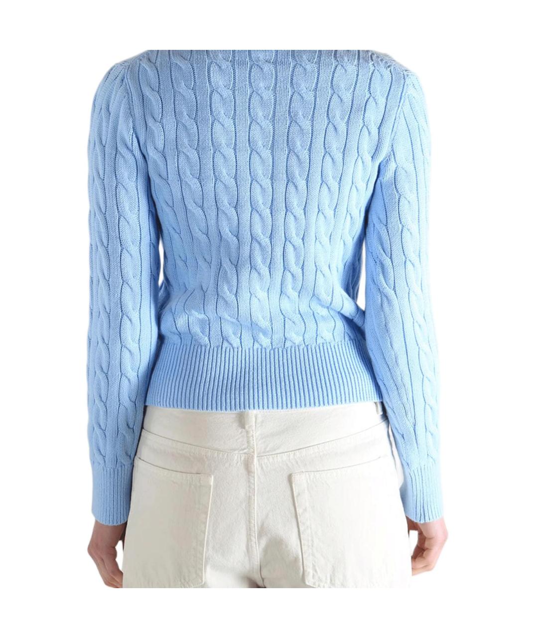 POLO RALPH LAUREN Голубой кардиган, фото 5