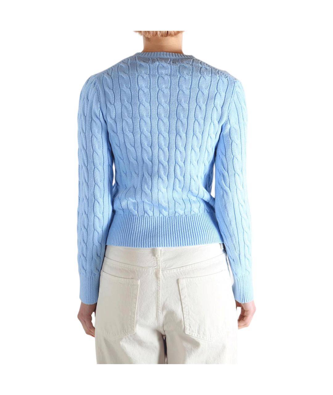 POLO RALPH LAUREN Голубой кардиган, фото 2
