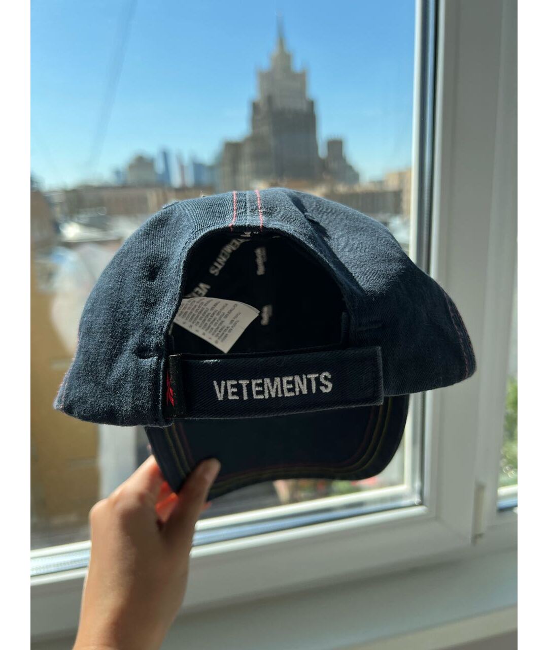 VETEMENTS Мульти хлопковая кепка/бейсболка, фото 4