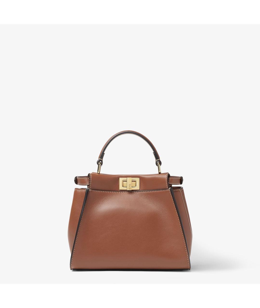 FENDI Кожаная сумка через плечо, фото 3