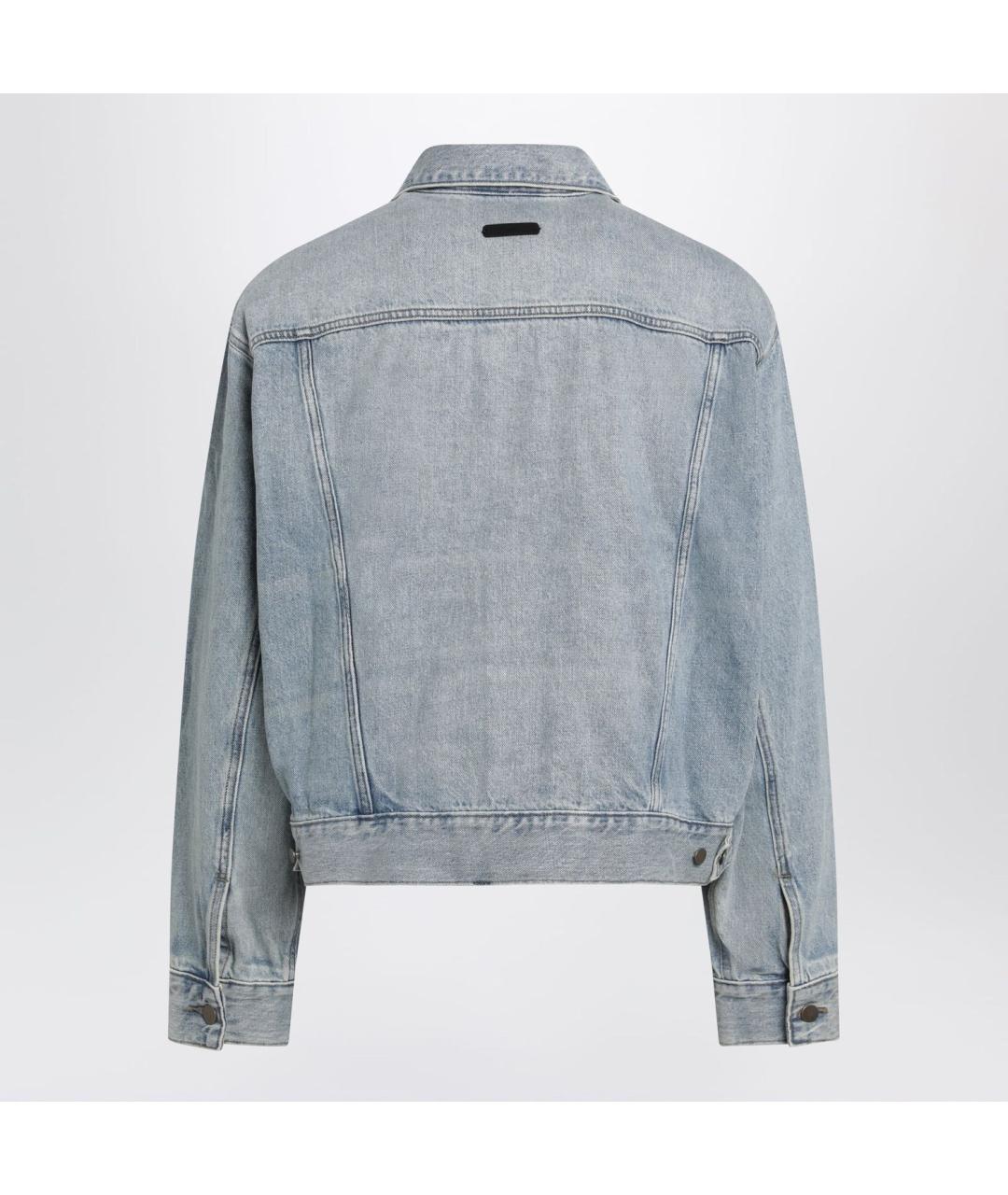 FEAR OF GOD ESSENTIALS Голубая деним куртка, фото 2
