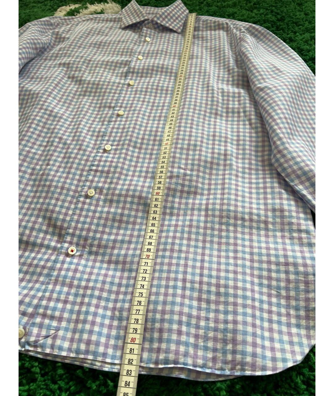 ISAIA Мульти хлопковая кэжуал рубашка, фото 7