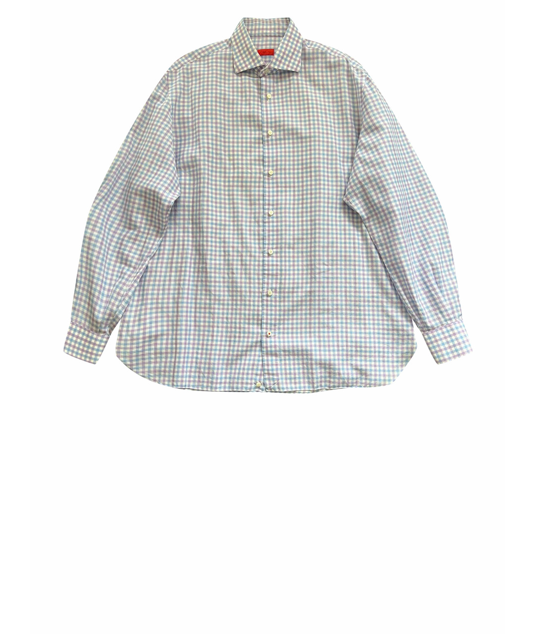 ISAIA Мульти хлопковая кэжуал рубашка, фото 1