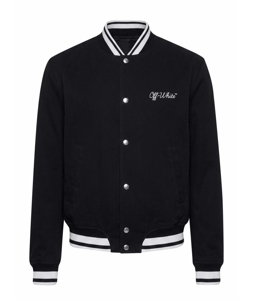 OFF-WHITE Черная полиамидовая куртка, фото 1