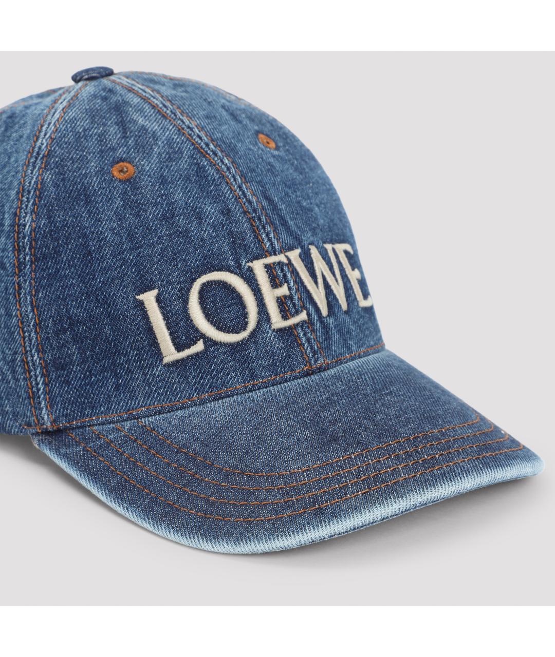 LOEWE Синяя хлопковая кепка, фото 3