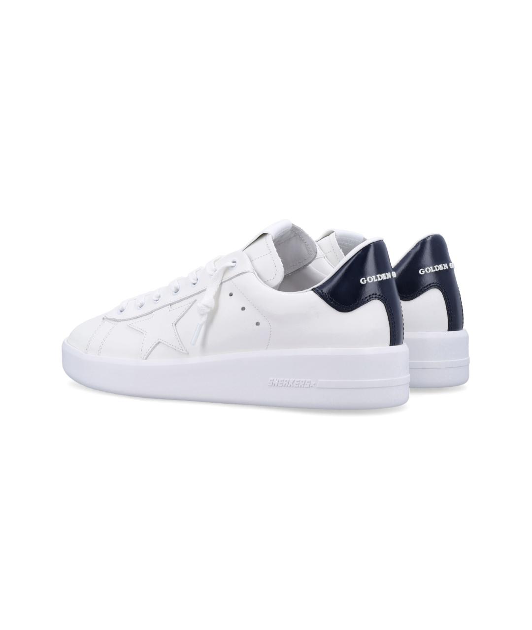 GOLDEN GOOSE DELUXE BRAND Белые кожаные низкие кроссовки / кеды, фото 4