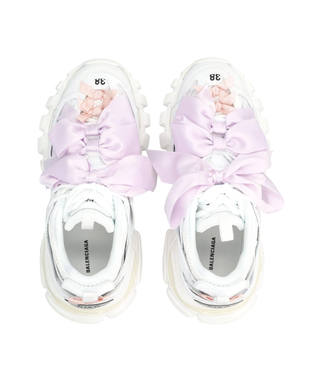 BALENCIAGA Белые синтетические кроссовки, фото 2