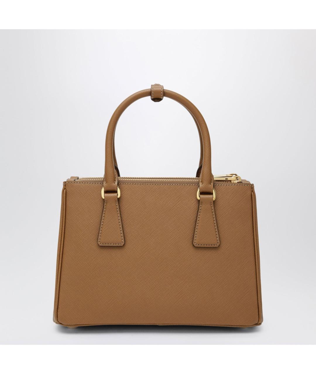PRADA Коричневая кожаная сумка тоут, фото 2