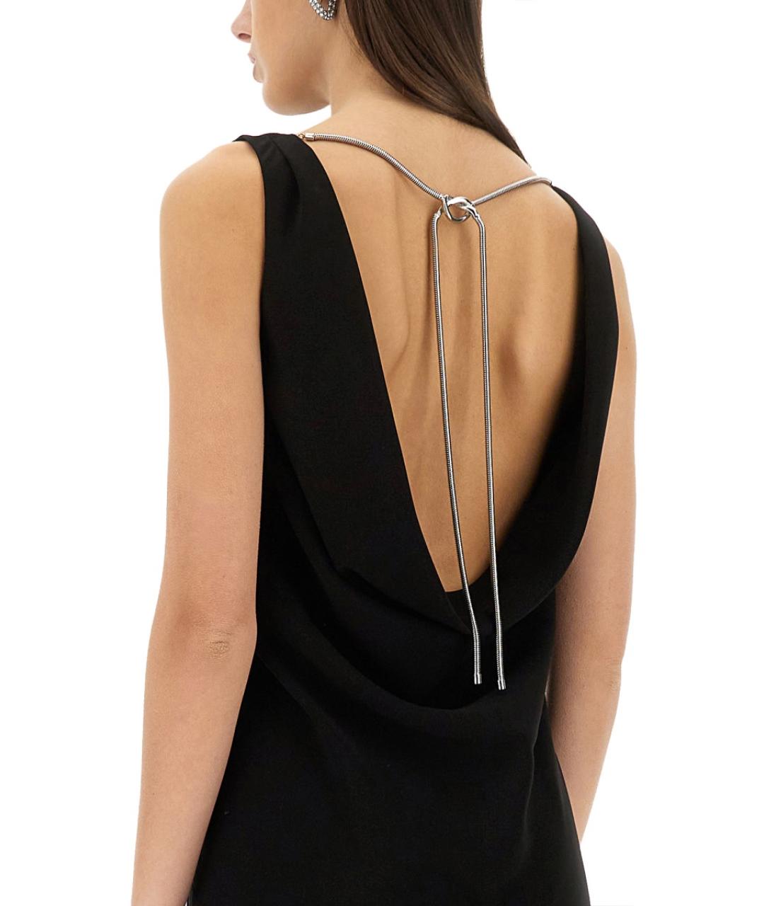 MAX MARA Черное ацетатное вечернее платье, фото 2