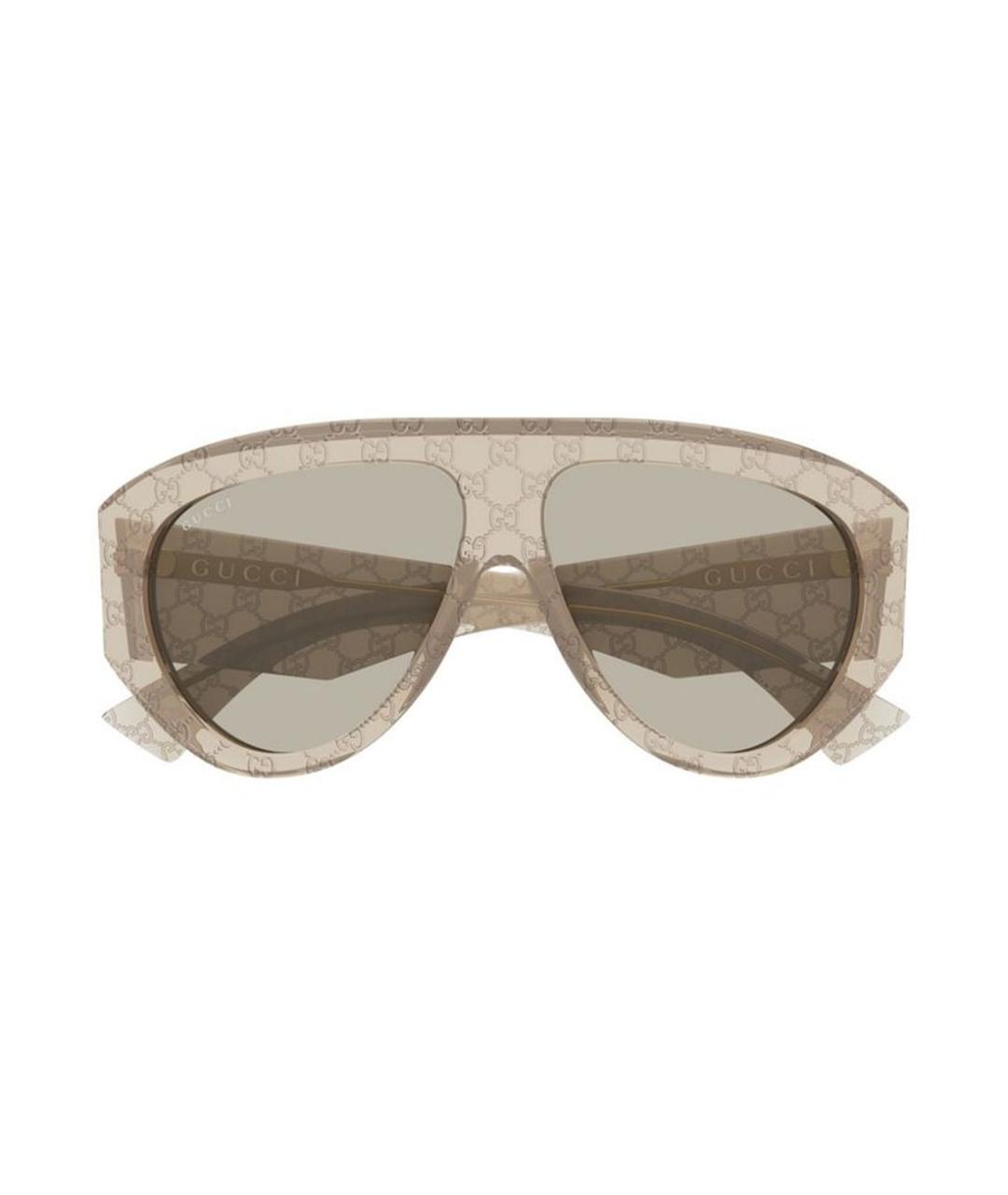 GUCCI Бежевые солнцезащитные очки, фото 2