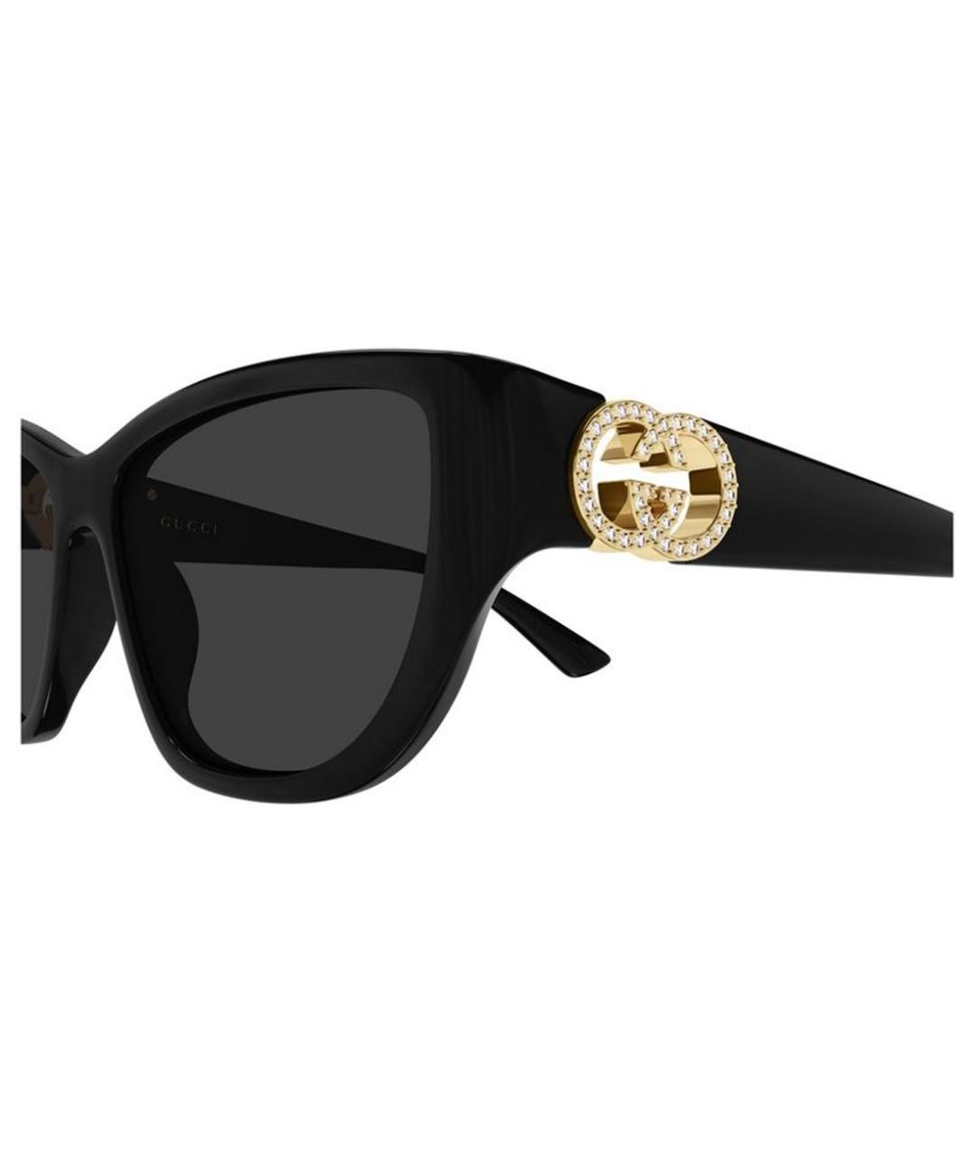 GUCCI Черные солнцезащитные очки, фото 3