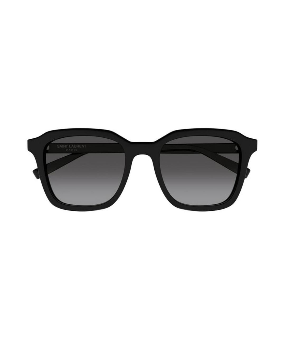 SAINT LAURENT Черные пластиковые солнцезащитные очки, фото 2