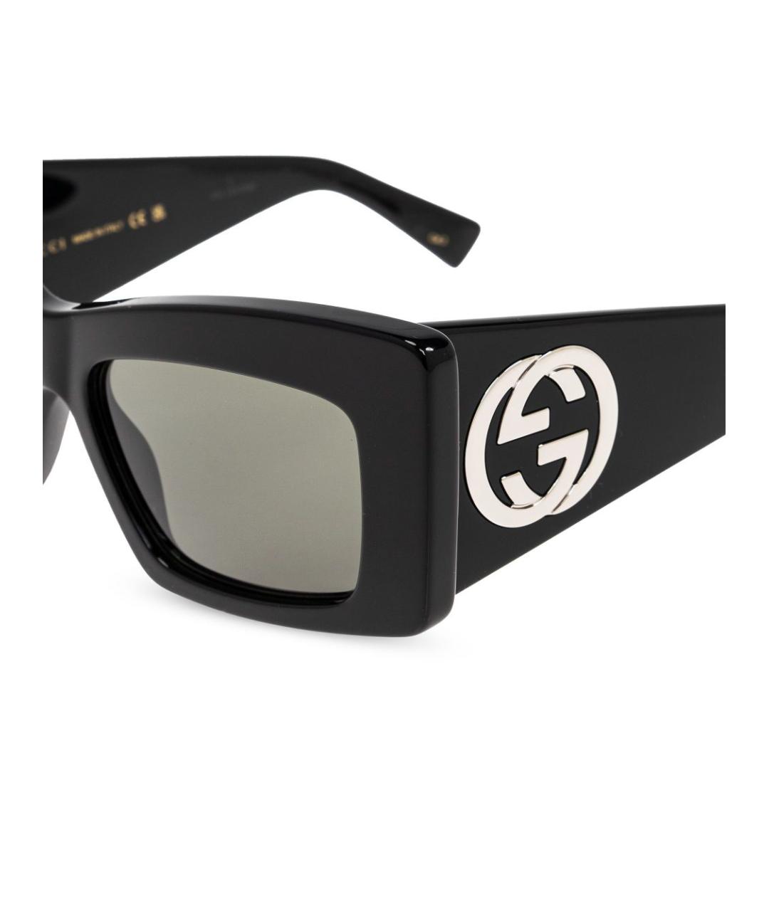 GUCCI Черные солнцезащитные очки, фото 3