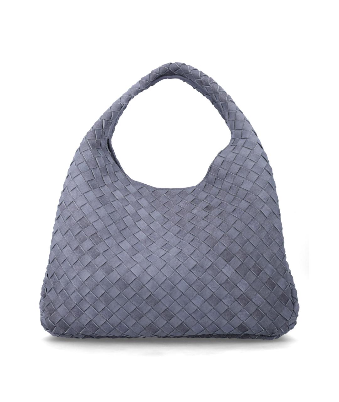 BOTTEGA VENETA Голубая замшевая сумка тоут, фото 1