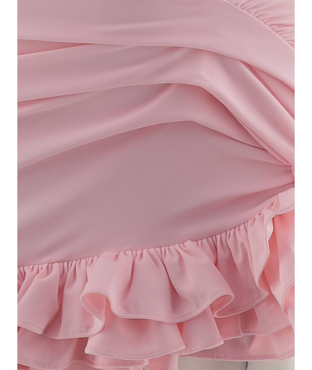 JACQUEMUS Розовая полиамидовая юбка-шорты, фото 3