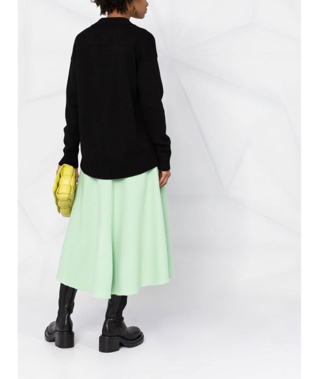 JIL SANDER Черный кашемировый кардиган, фото 4