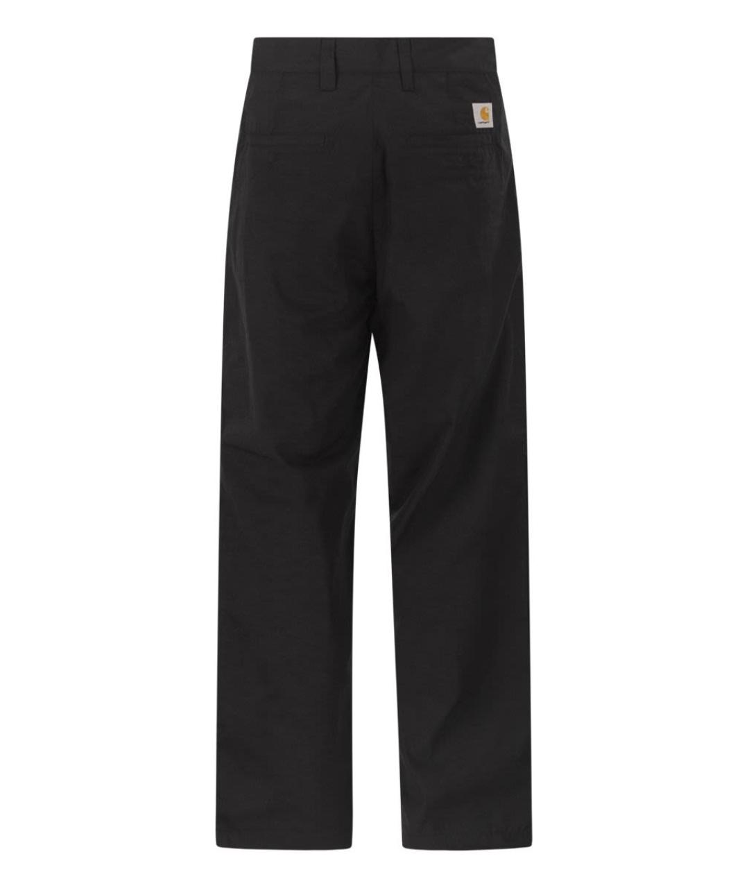 CARHARTT WIP Черные прямые брюки, фото 2