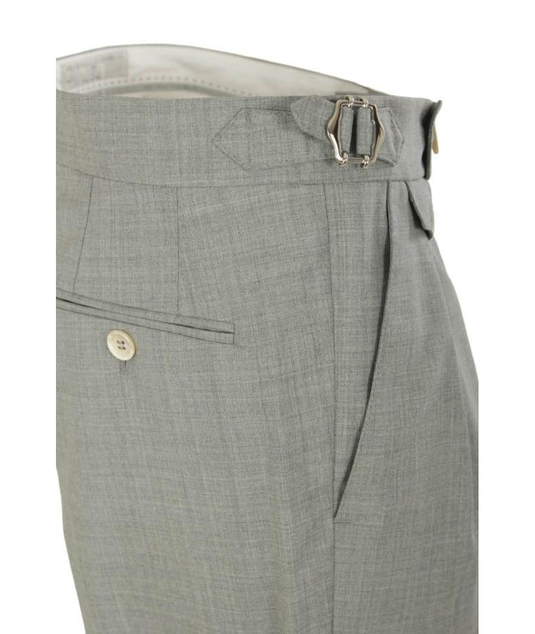 BRUNELLO CUCINELLI Шерстяные повседневные брюки, фото 4