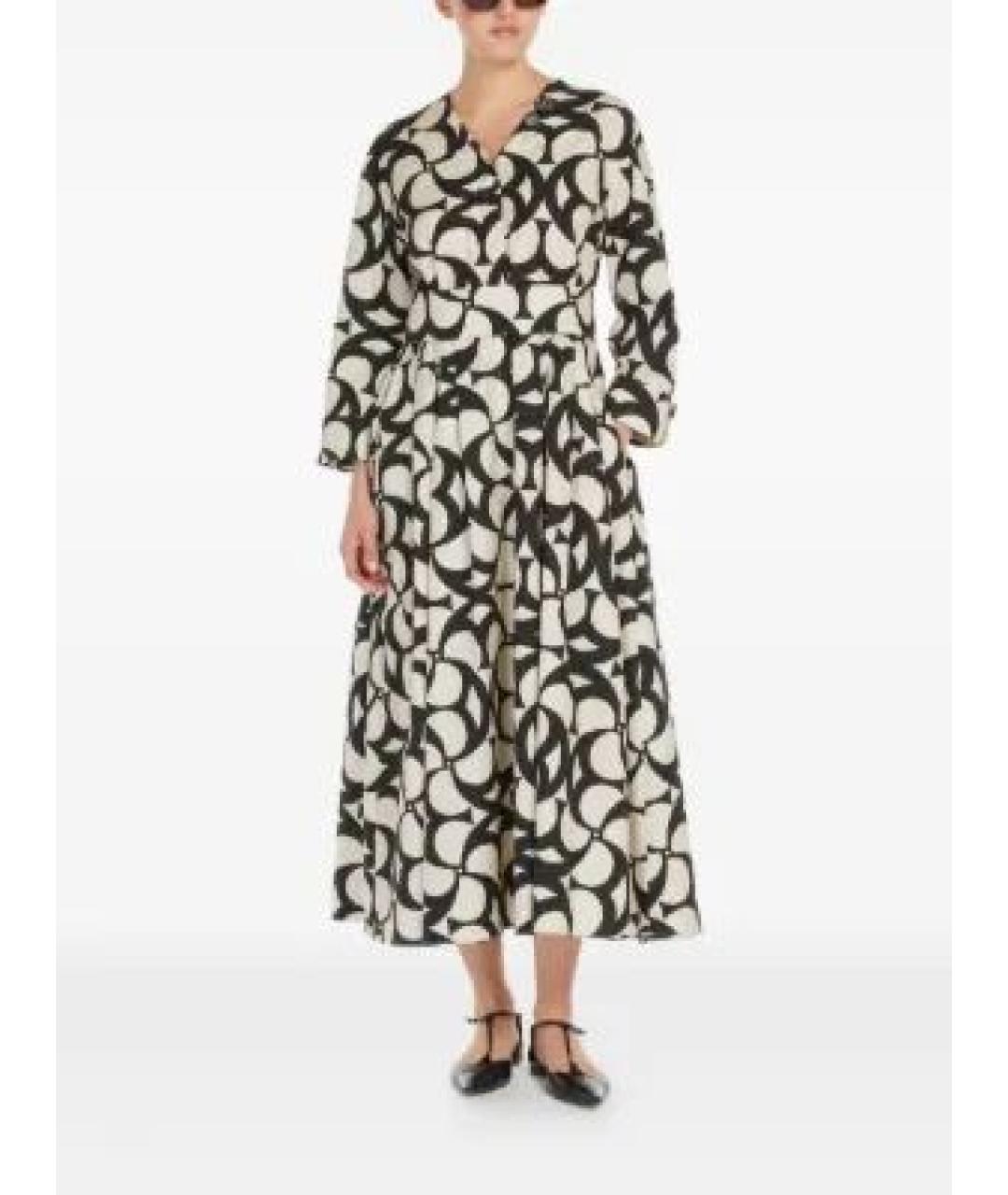 'S MAX MARA Мульти хлопковое повседневное платье, фото 3