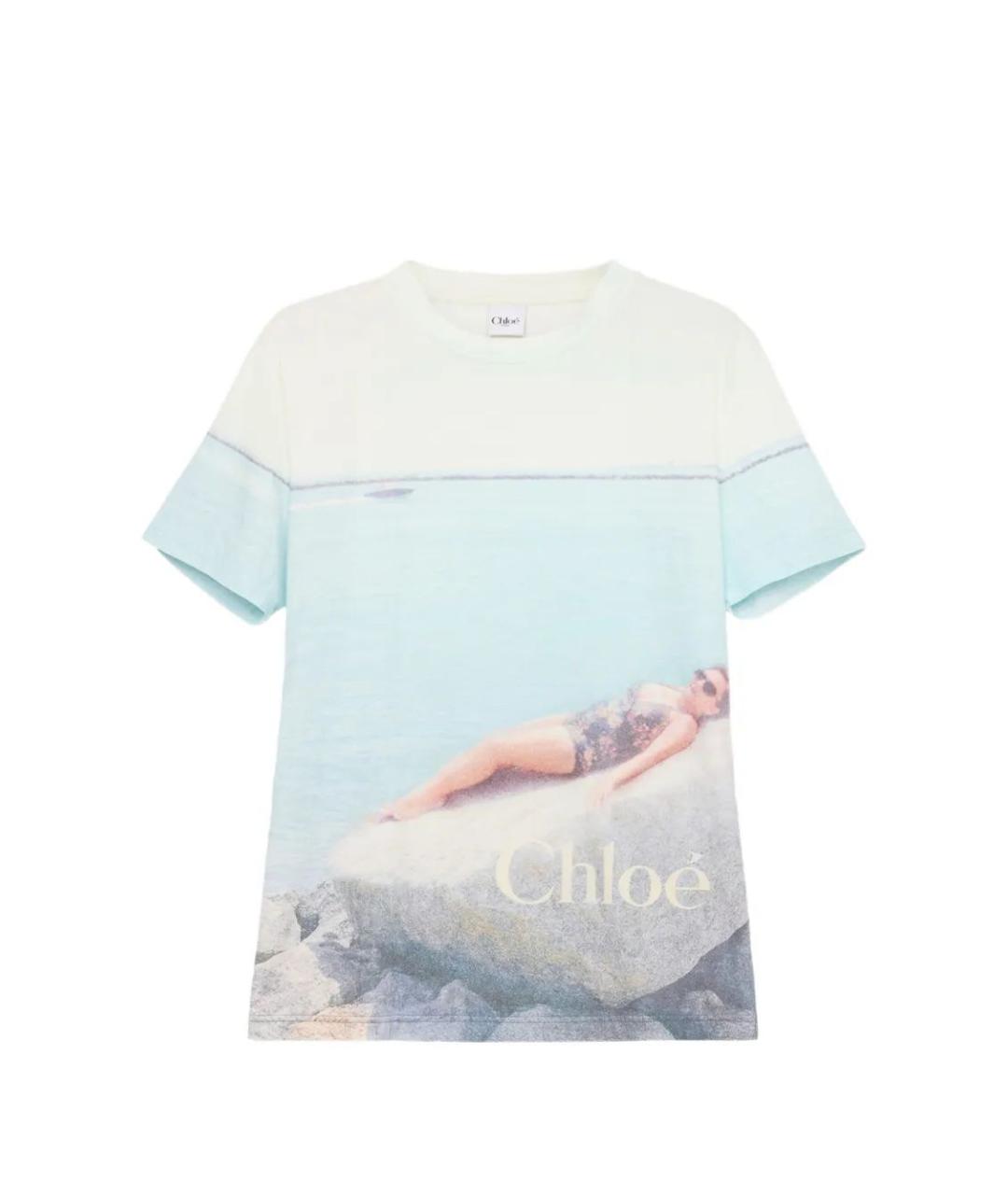 CHLOE Мульти хлопковая футболка, фото 4