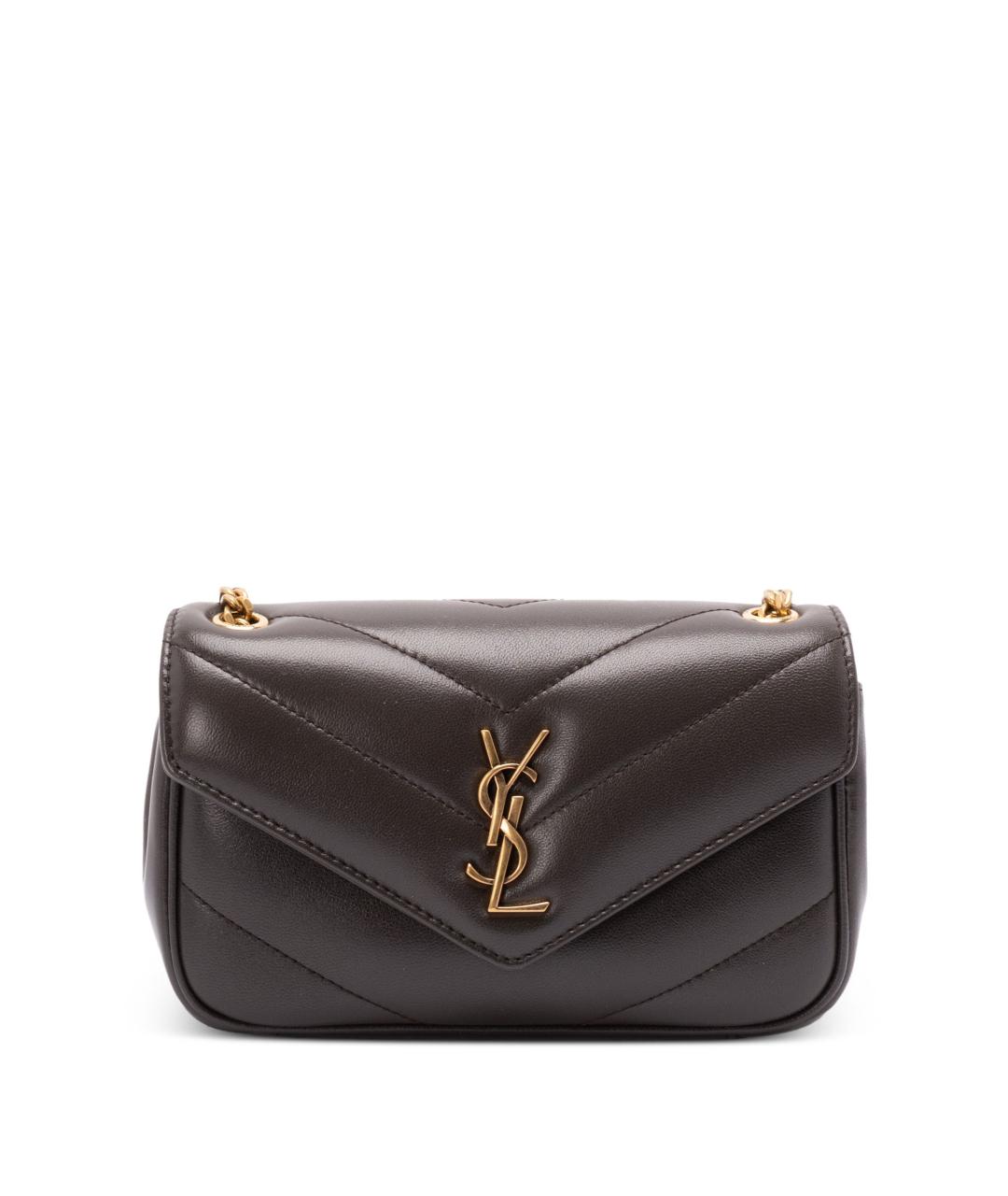 SAINT LAURENT Кожаная сумка через плечо, фото 1