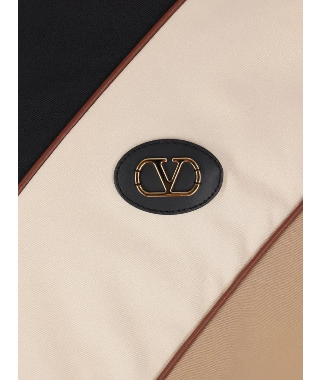 VALENTINO Бежевая полиэстеровая куртка, фото 4
