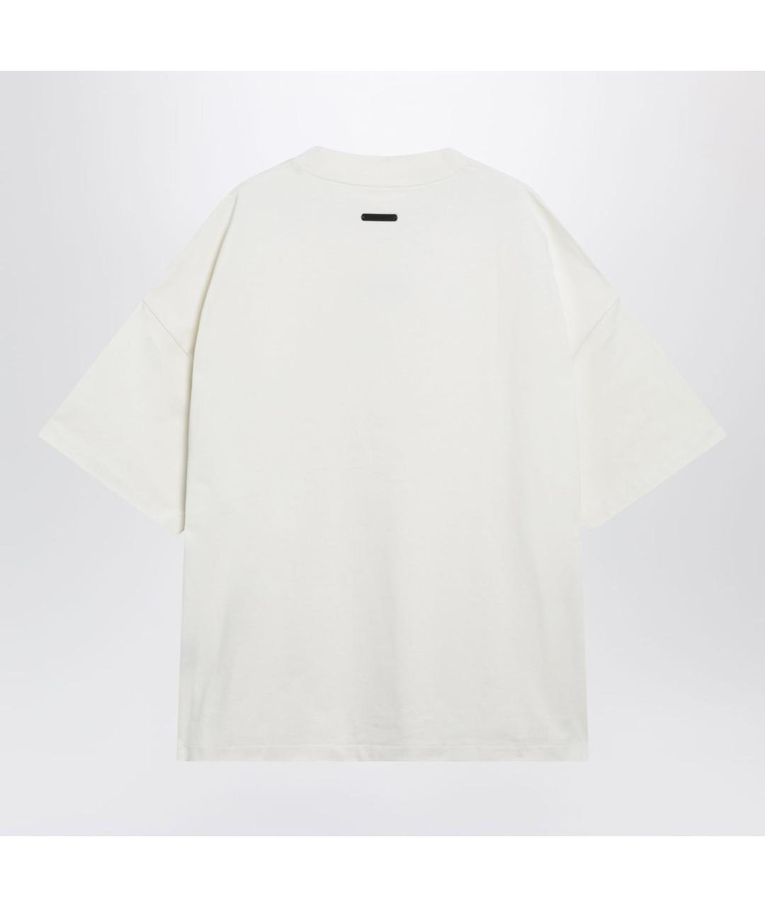 FEAR OF GOD ESSENTIALS Белая хлопковая футболка, фото 2