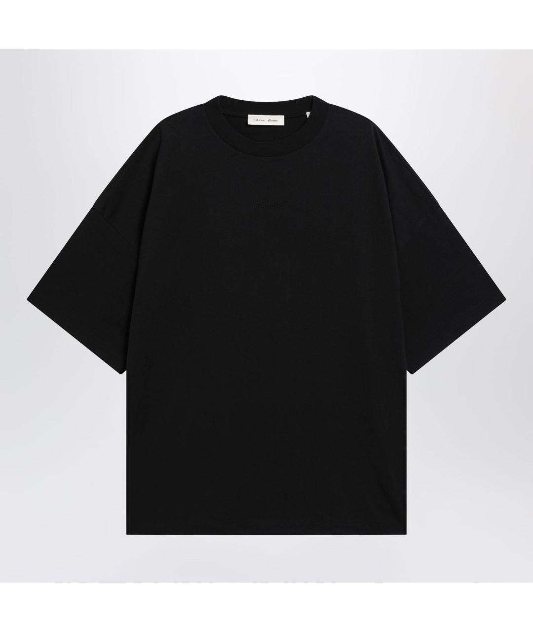 FEAR OF GOD ESSENTIALS Черная хлопковая футболка, фото 3