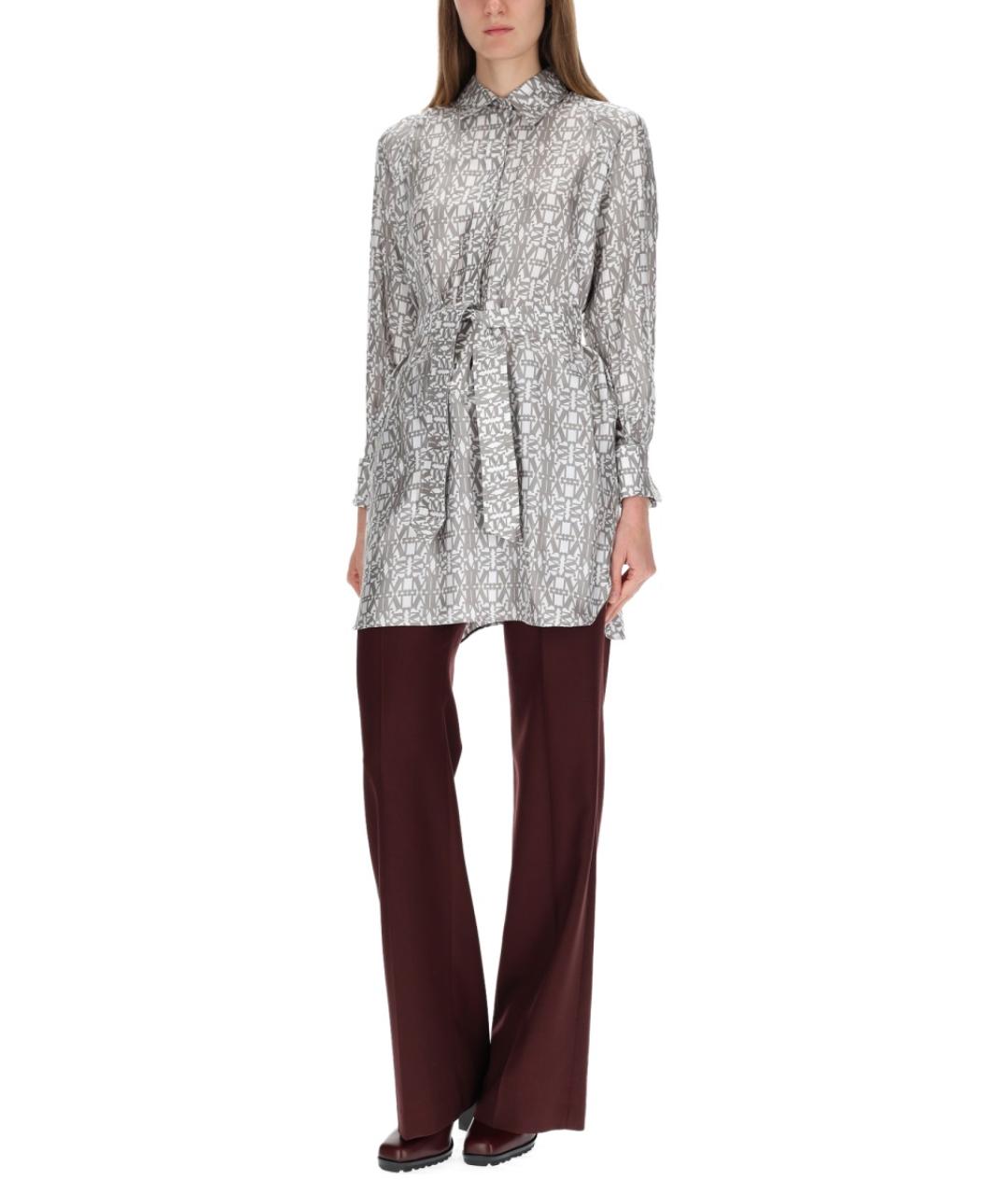 MAX MARA Мульти шелковое повседневное платье, фото 2