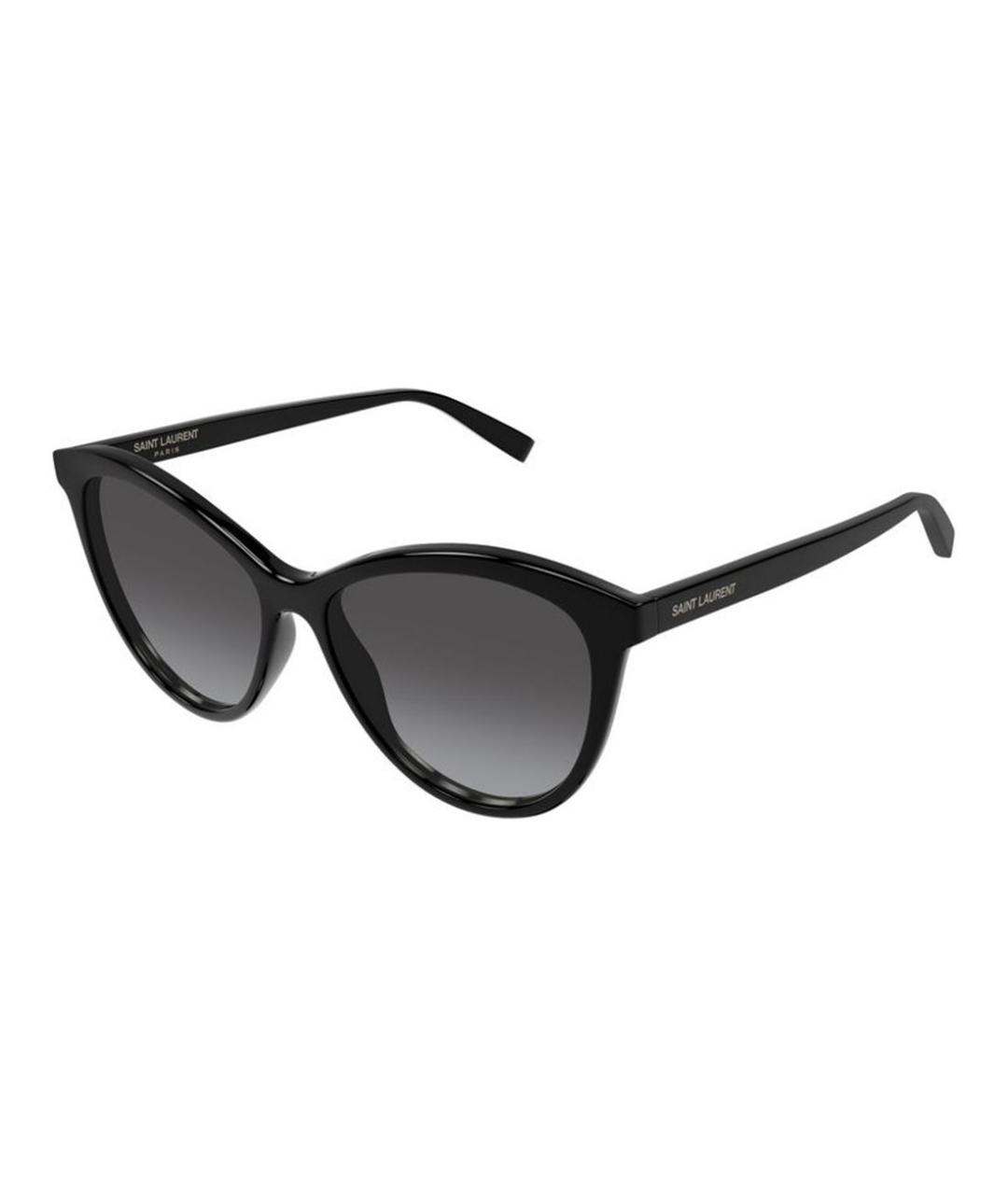 SAINT LAURENT Черные солнцезащитные очки, фото 1