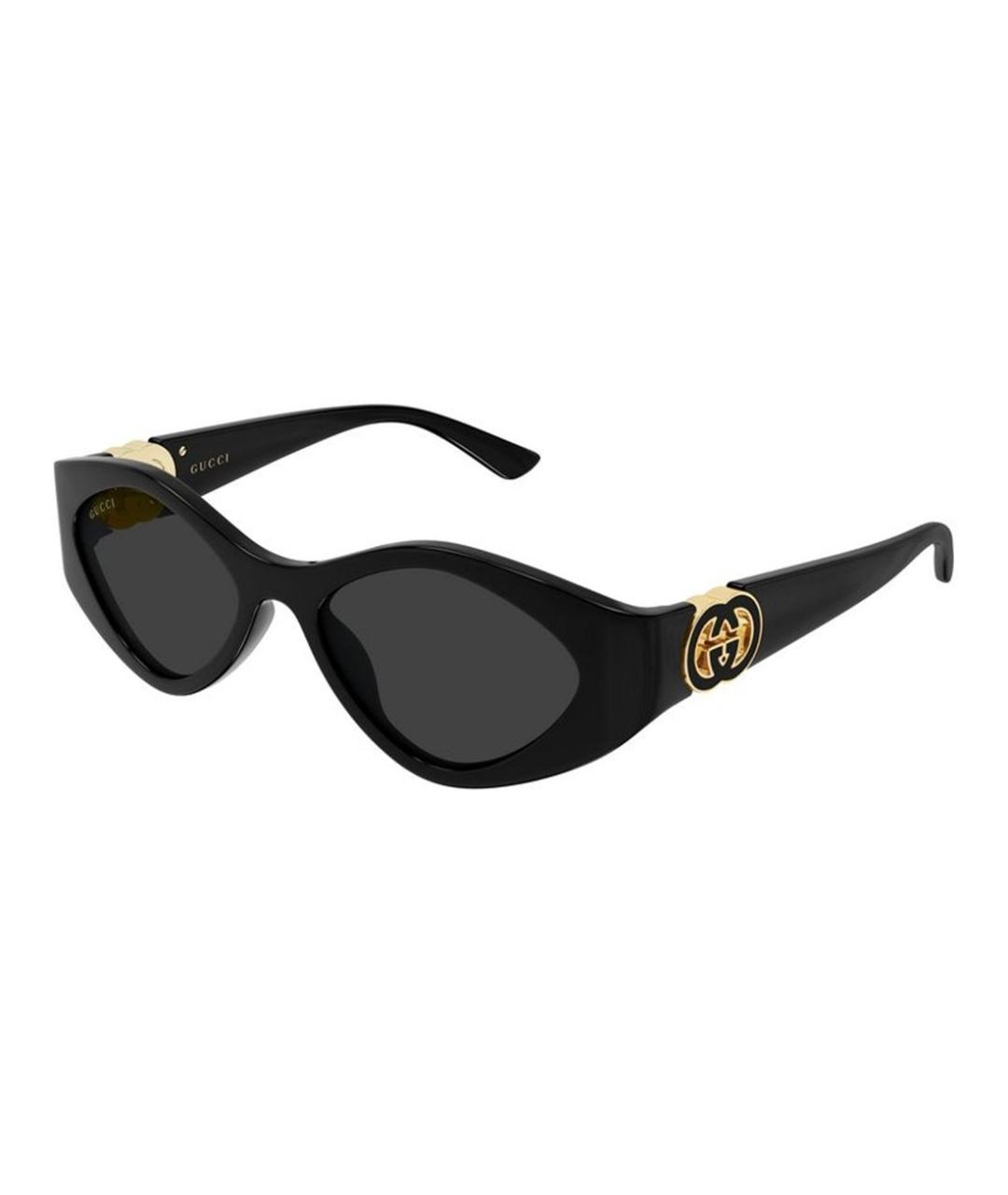 GUCCI Черные солнцезащитные очки, фото 1