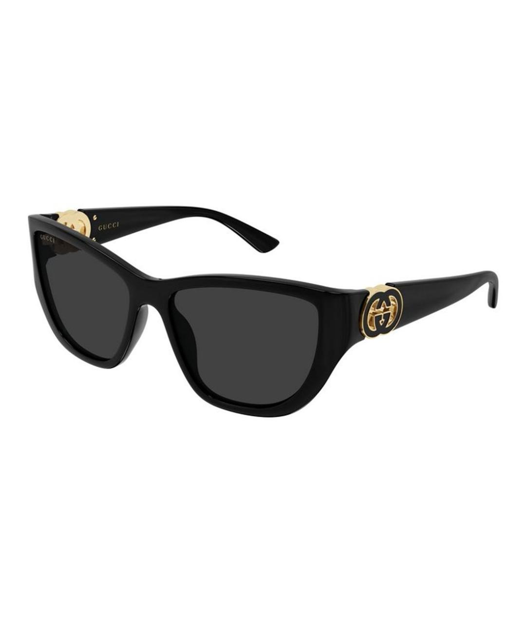 GUCCI Черные солнцезащитные очки, фото 1
