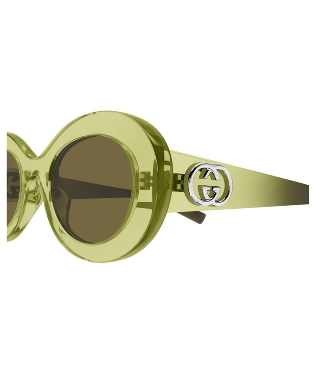 GUCCI Зеленые солнцезащитные очки, фото 3