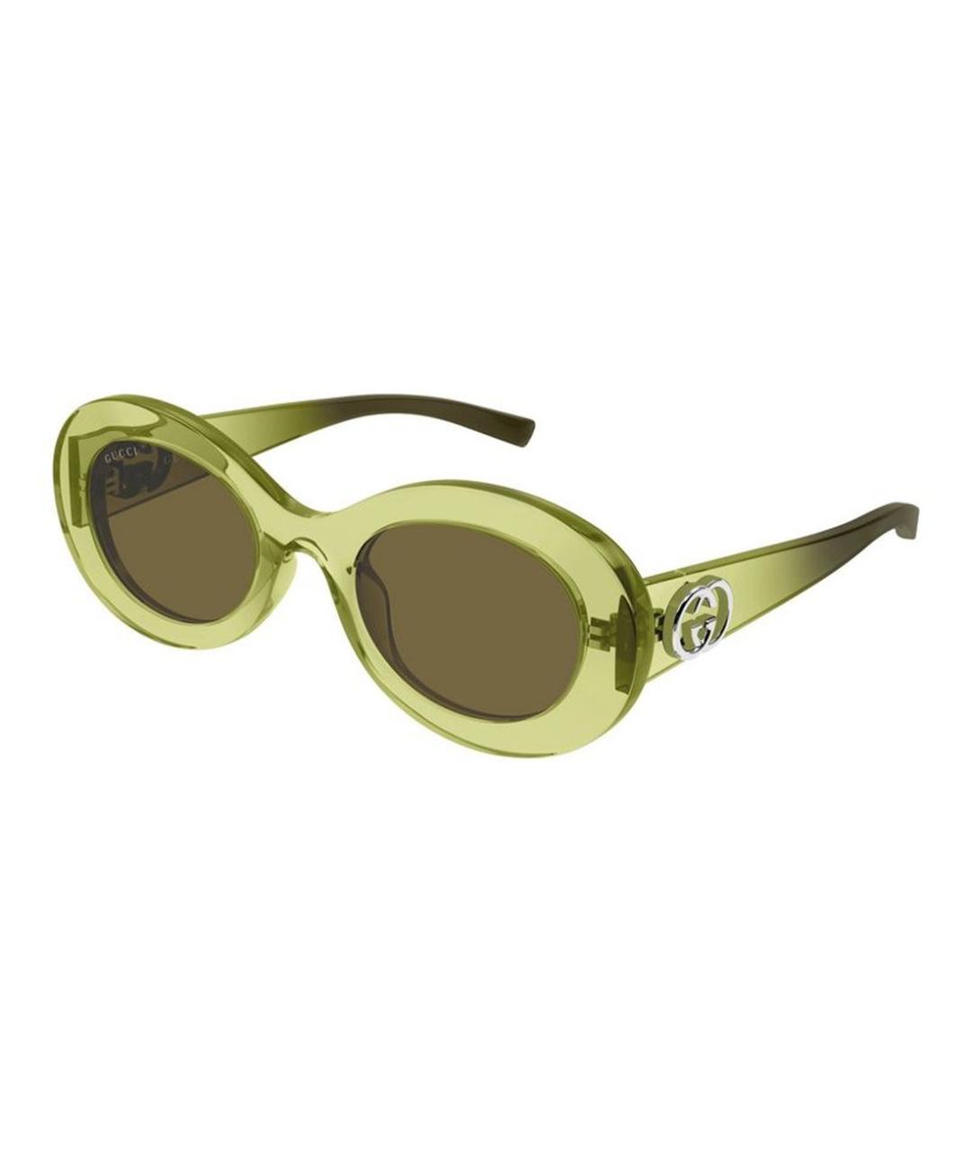 GUCCI Зеленые солнцезащитные очки, фото 1