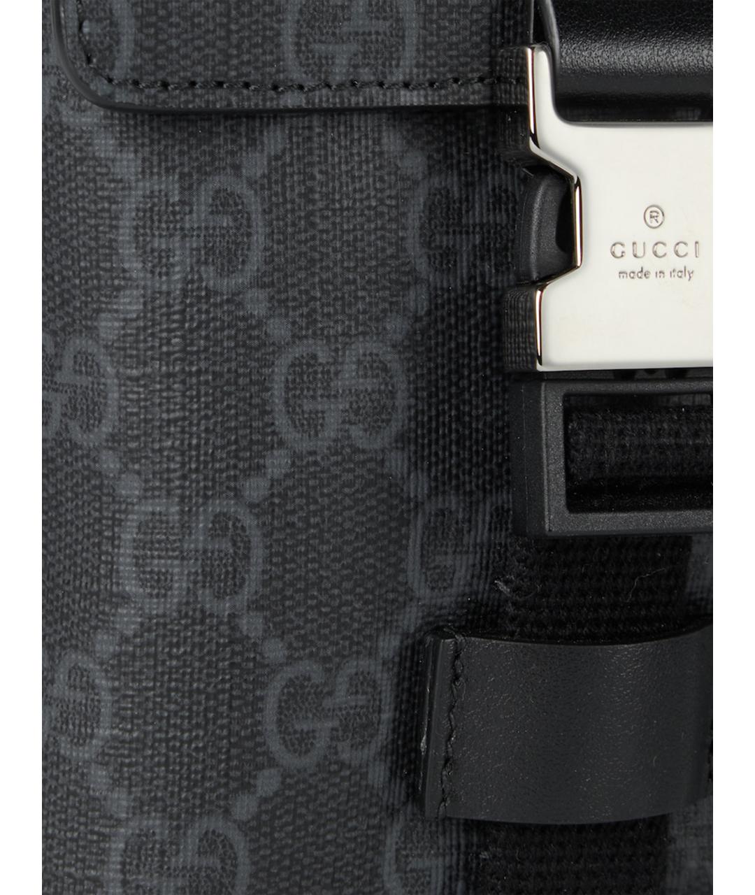 GUCCI Антрацитовая сумка на плечо, фото 4