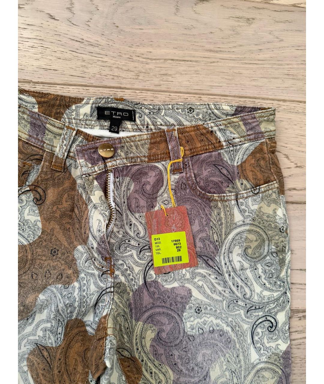 ETRO Мульти джинсы слим, фото 3