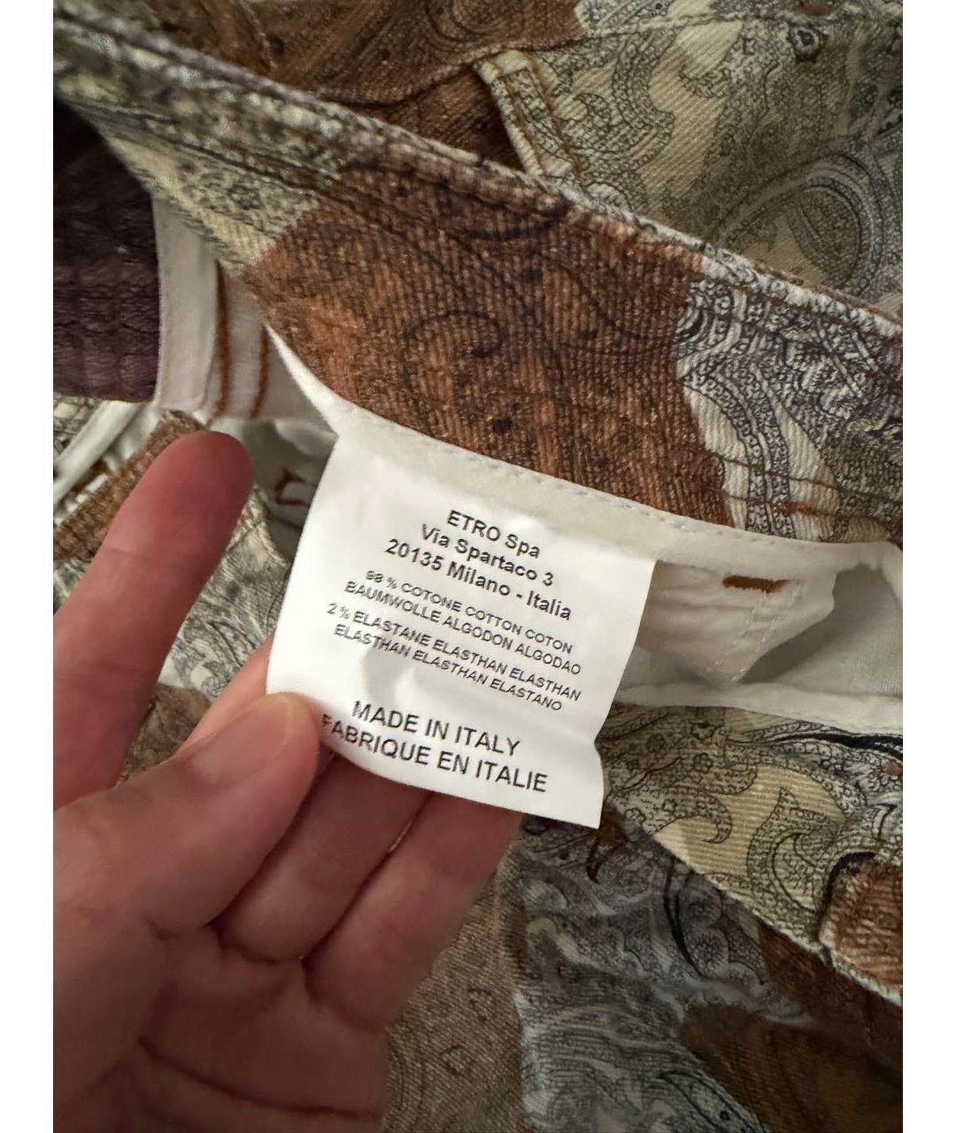 ETRO Мульти джинсы слим, фото 5