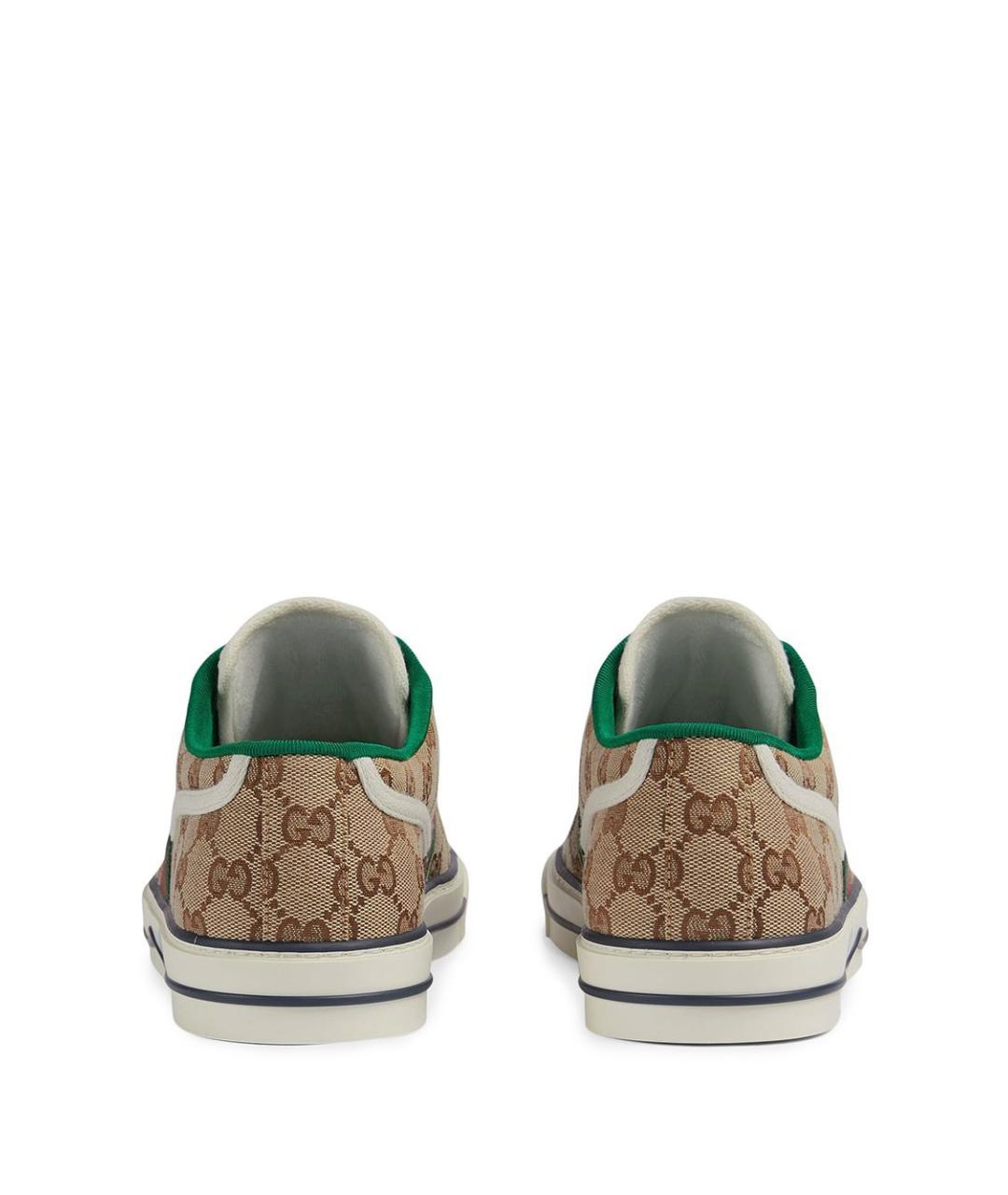GUCCI Мульти текстильные низкие кроссовки / кеды, фото 3