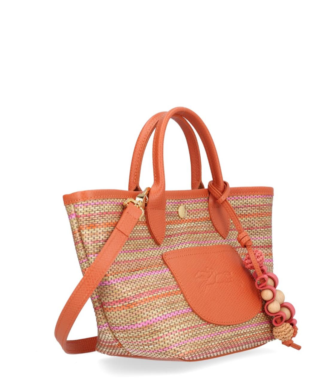 LONGCHAMP Оранжевая сумка тоут, фото 2