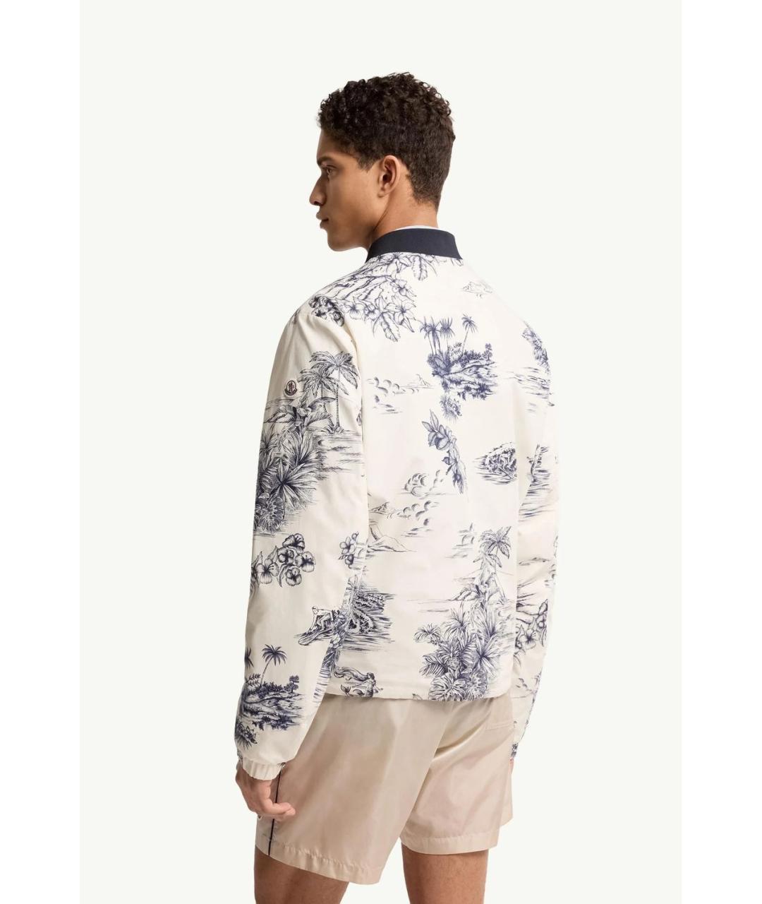 MONCLER Синяя хлопковая куртка, фото 5