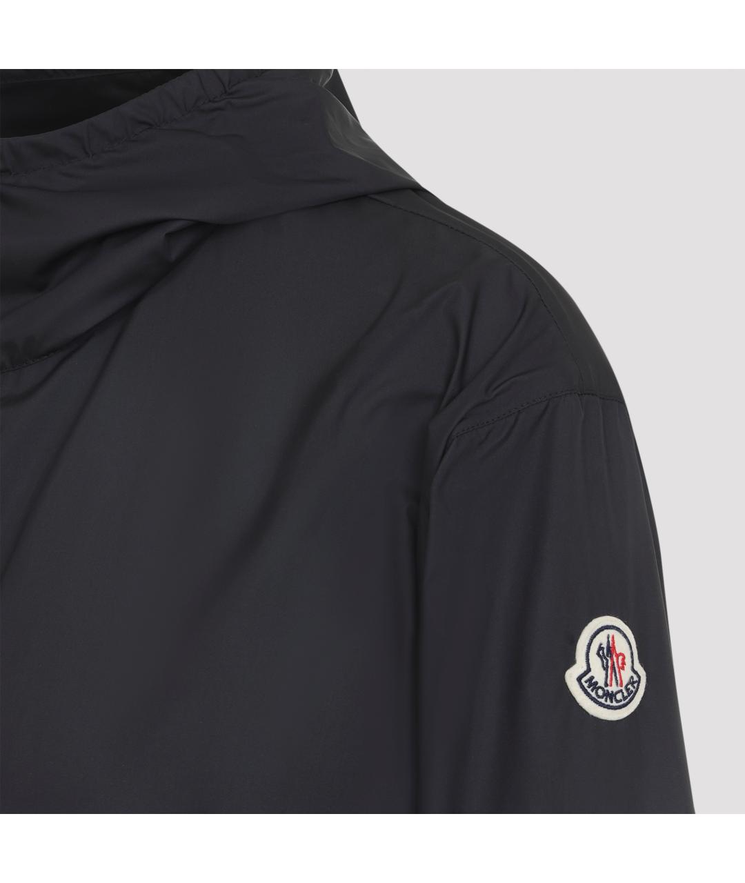 MONCLER Черная полиэстеровая куртка, фото 3